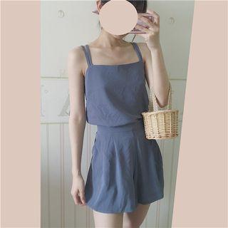 Set: Strappy Cami Top + Shorts