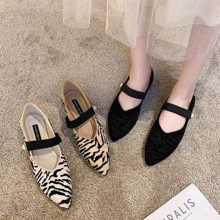 Pointy Strap Flats