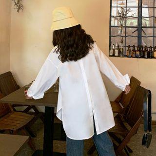 Split Long-sleeved Shirt
