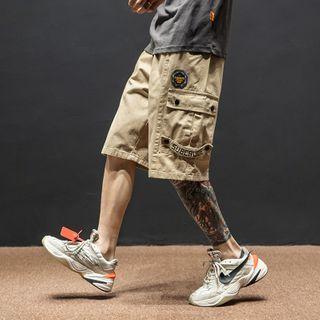 Bagde-accent Cargo Shorts