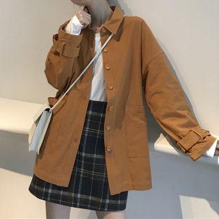 Shirt Jacket Yellow - One Size