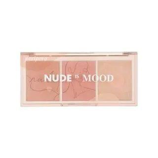 Peripera - All Take Mood Cheek Palette - 2 Colors #01 Nude Is Mood