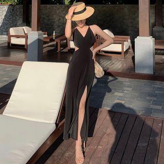 Cross Strap Maxi Dress