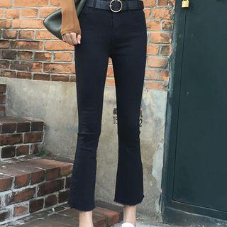 Plain Boot Cut Jeans