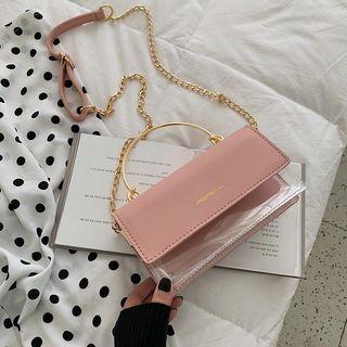 Top Handle Clear Crossbody Bag