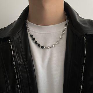 Heart Bead Stainless Steel Choker