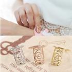 Alloy Rose Ring Gold - One Size