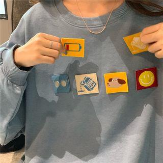 Adhesive Tabs Loose-fit Pullover