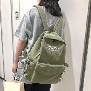 Letter Ribbon Backpack