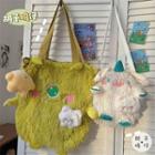 Fluffy Cartoon Crossbody Bag / Tote Bag / Bag Charm / Set