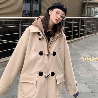 Mock Two-piece Toggle Coat