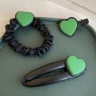 Heart Alloy Hair Clip / Scrunchie (various Designs)
