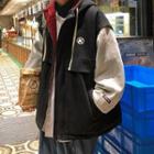 Inset Fleece-lined Hooded Jacket