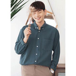 Button-down Boxy-fit Shirt