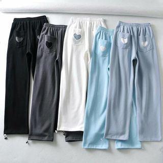 Heart Wide-leg Sweatpants