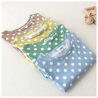 Polka Dot Long-sleeve T-shirt