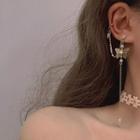 Alloy Butterfly Chain Dangle Earring 1 Piece - Silver Stud Earrings - Gold - One Size
