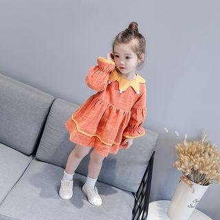 Long-sleeved Bell-sleeve Sheath Dress