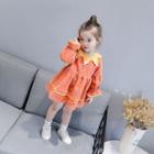 Long-sleeved Bell-sleeve Sheath Dress