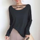Strappy Long Sleeve T-shirt
