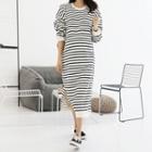 Striped Maxi Pullover Dress