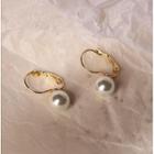 Beaded Drop Earring 1 Pair - C - 219 - Gold & Silver White - One Size