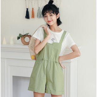 Drawstring Jumper Shorts / Short-sleeve T-shirt / Set