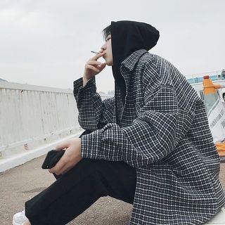 Loose-fit Houndstooth Shirt