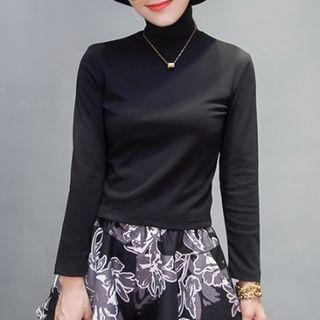 Turtleneck Long-sleeve T-shirt