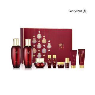 Sooryehan - Hyobidam Fermented Skincare Collection Special Set: Toner 150ml + 20ml + Emulsion 150ml + 20ml + Cream 25ml + Black Ginseng Mask 30ml + Essence 5ml + Cleansing Foam 40ml + Eye Cream 5ml 9pcs