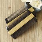 Dual Side Wooden & Horn Hair Comb