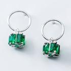 Gemstone Dangle Earring 1 Pair - S925 Sterling Silver Earring - One Size