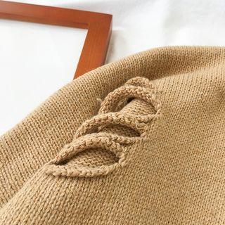 Cropped Sweater / Midi Knit Skirt