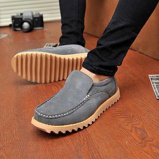 Suede Loafers