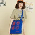 Printed Tote Bag Blue - One Size