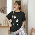 Couple Matching Short-sleeve Cartoon T-shirt