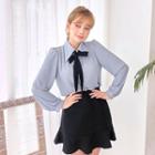Chiffon Blouse With Tie