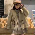 Toggle Coat / Plaid Shirt