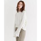 Dolman Bell-sleeve Knit Top