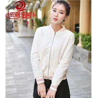 Lace Bomber Jacket