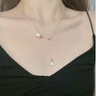 Rose Necklace 1pc - Gold - One Size