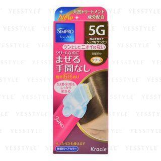 Kracie - Simple One Touch Men Hair Color (fragrance Free) (#05g Chic Brown With Reduced Redness) 80g