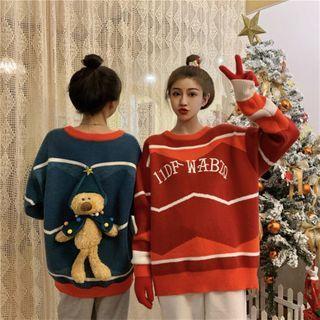 Bear Lettering Sweater