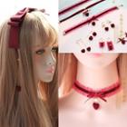 Flannel Earring / Necklace / Headband (various Designs)