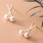 Faux Pearl Eat Stud