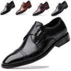 Belted Genuine-leather Dress Shoes