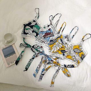 Floral Crop Camisole Top