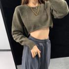 Slim-fit Cropped Sweater