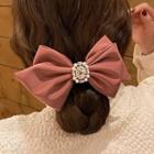 Bow Embellished Hair Clip
