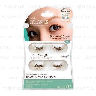 D-up - Eyelash Brown Mix (#917 Pure Eyes) 2 Pairs